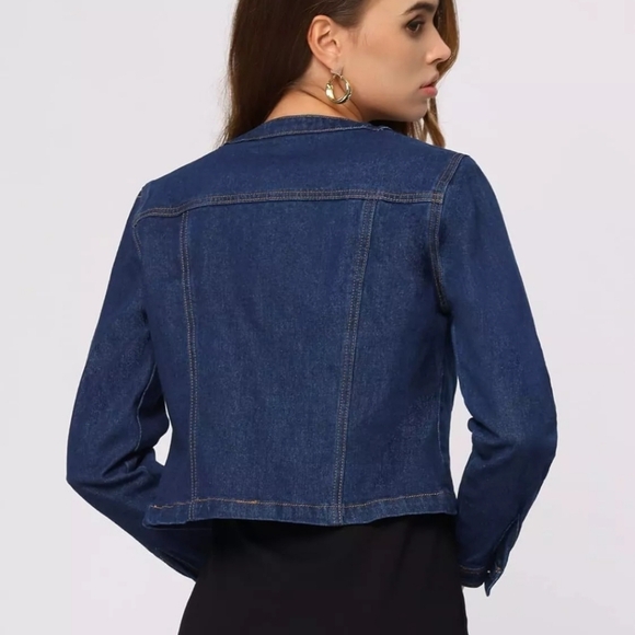 AllegraK denim woman jacket sizeM - Picture 3 of 11